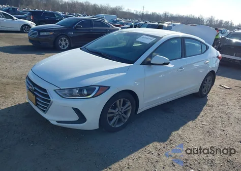 2017 Hyundai Elantra Se из США, поврежденный, VIN 5NPD84LF4HH158695